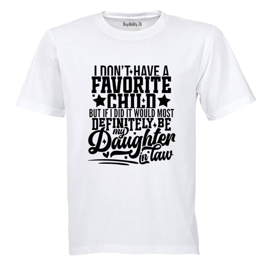 My Daughter In-Law - Adults - T-Shirt - BuyAbility South Africa