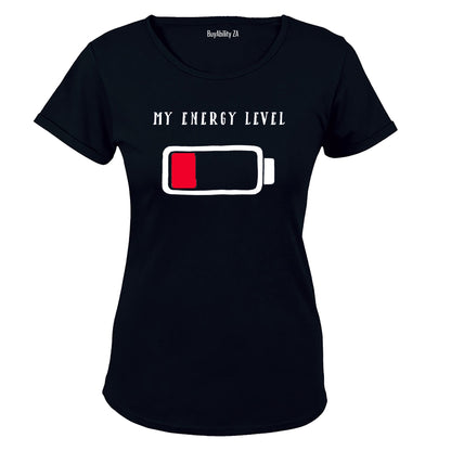 My Energy Level - Ladies - T-Shirt