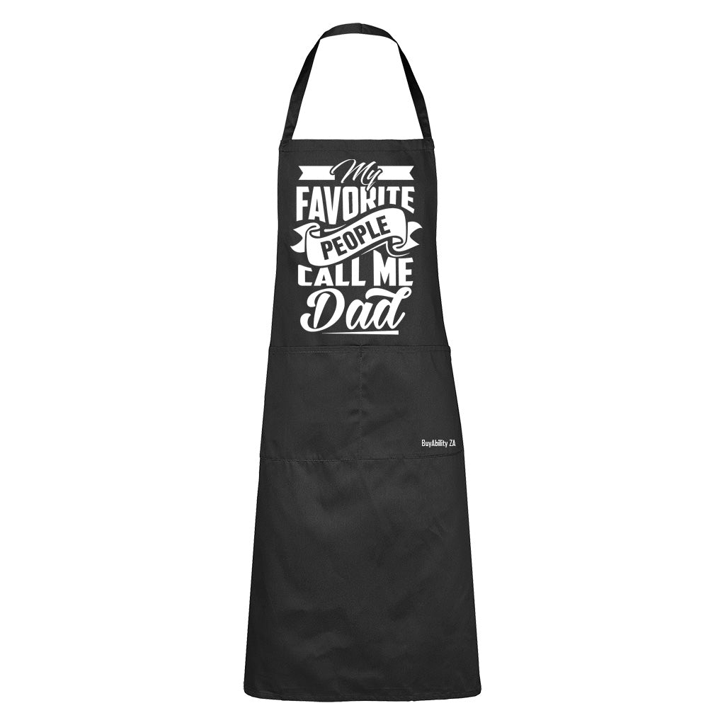 My Favorite People Call Me Dad - Apron - BuyAbility South Africa