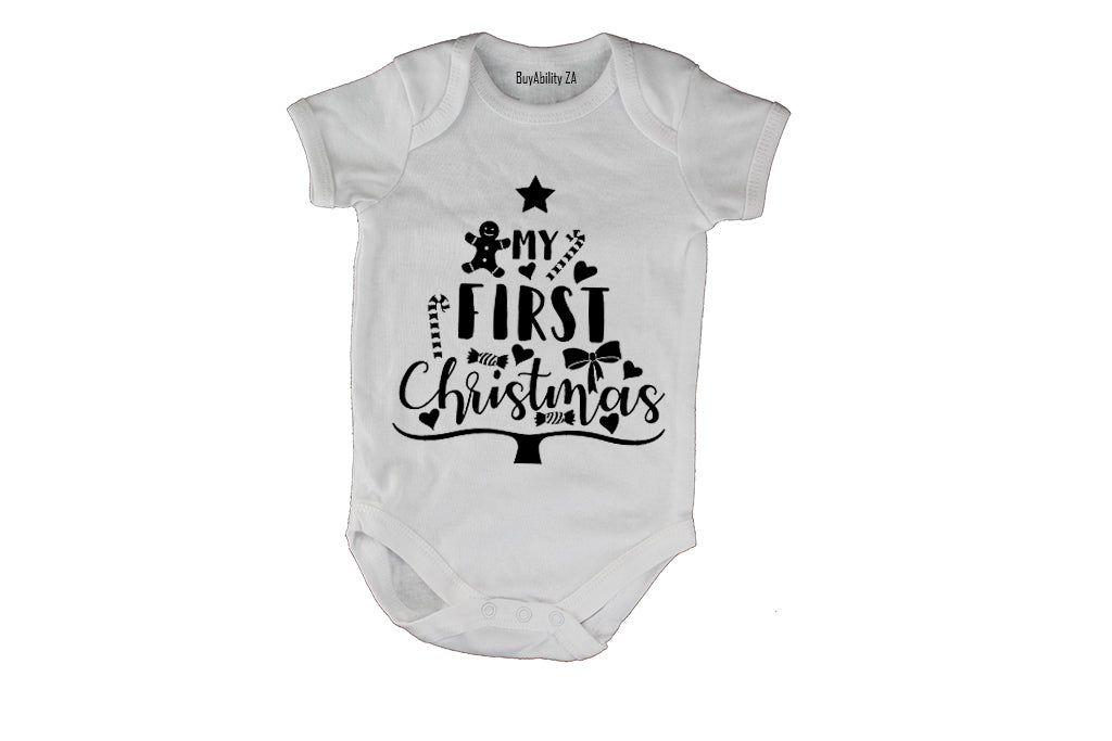 My First Christmas - Christmas Things - Baby Grow