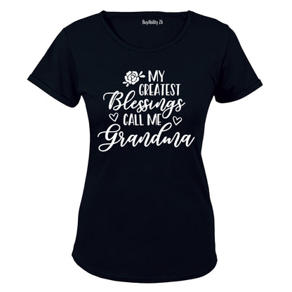 My Greatest Blessings Call Me Grandma - Ladies - T-Shirt