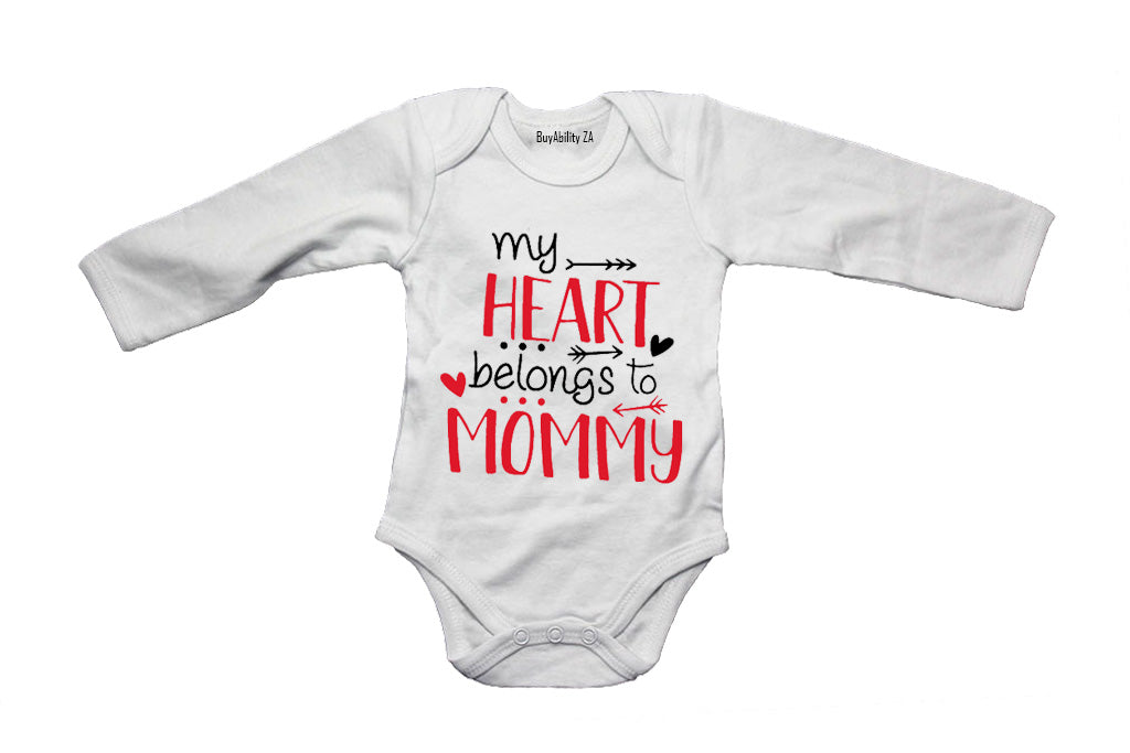 My Hearts Belongs to Mommy - Valentine - Baby Grow