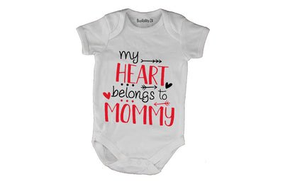 My Hearts Belongs to Mommy - Valentine - Baby Grow