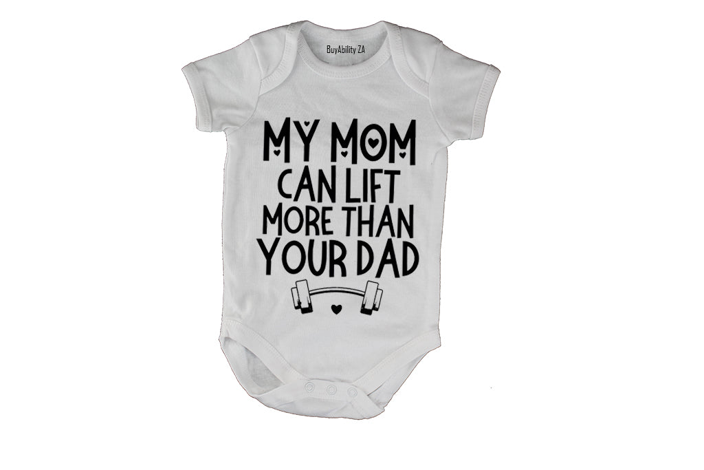 My Mom Can Lift - Baby Grow - BuyAbility South Africa