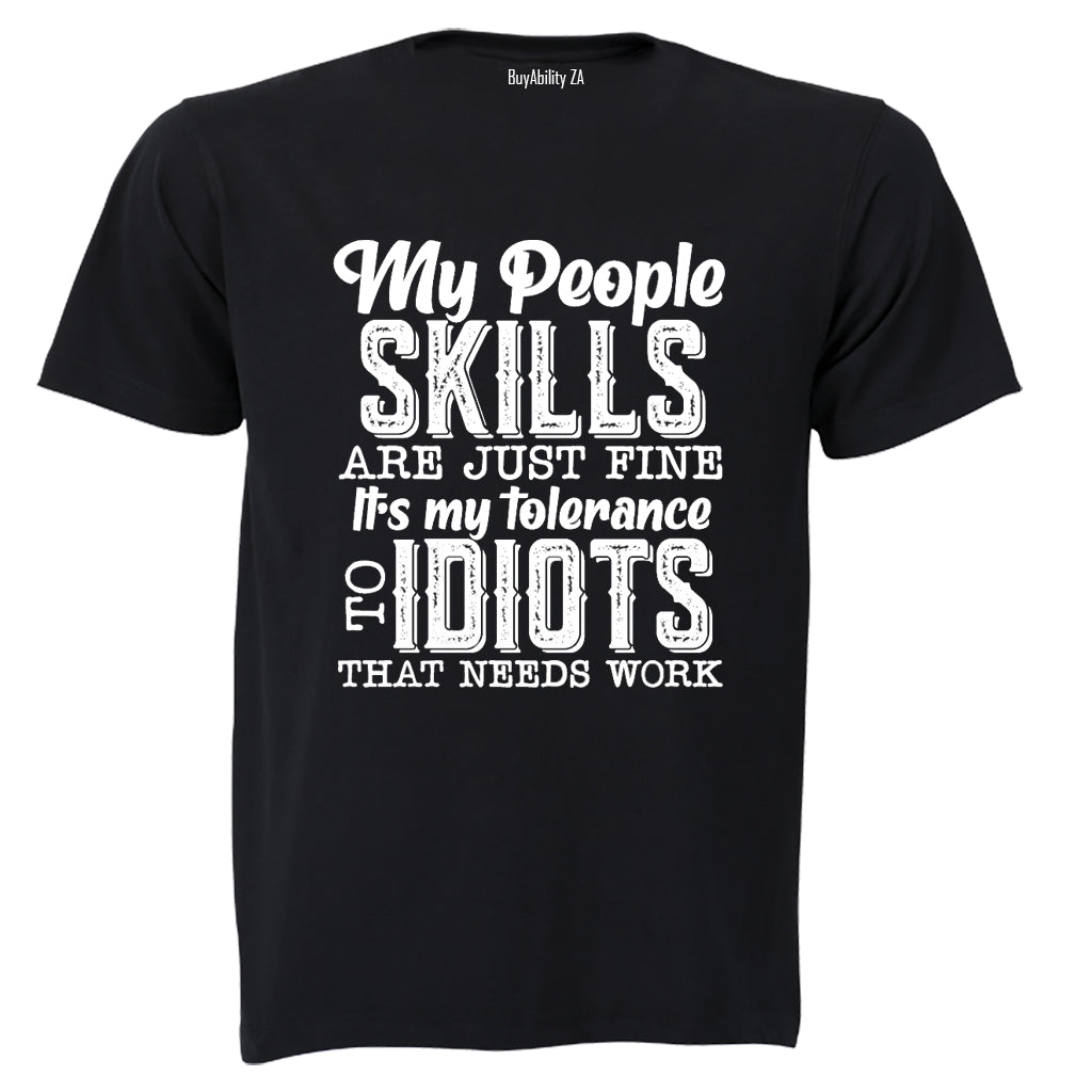 My People Skills - Adults - T-Shirt - BuyAbility South Africa