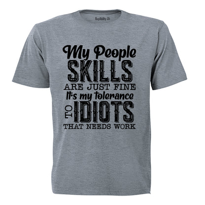 My People Skills - Adults - T-Shirt - BuyAbility South Africa