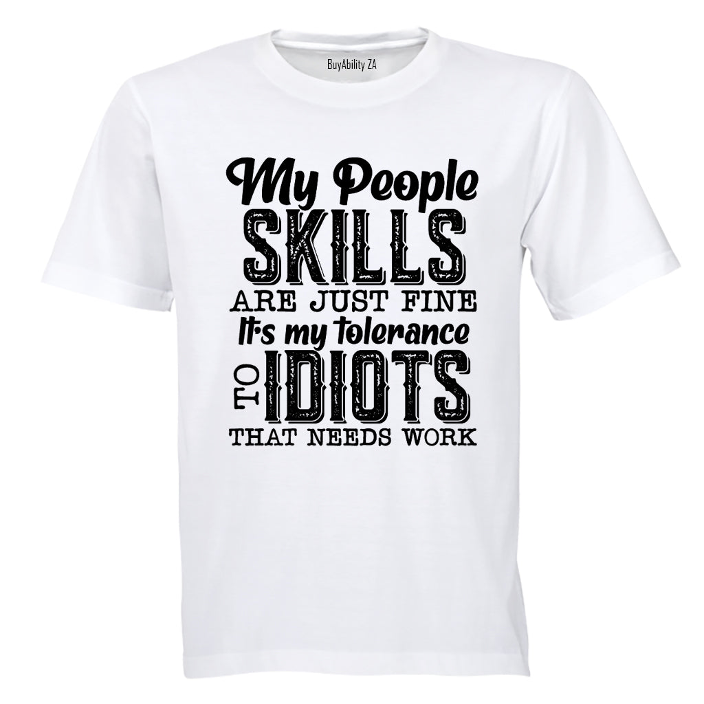 My People Skills - Adults - T-Shirt - BuyAbility South Africa