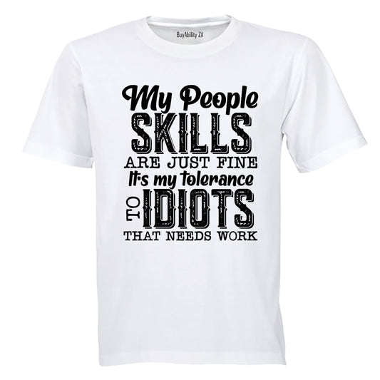 My People Skills - Adults - T-Shirt - BuyAbility South Africa