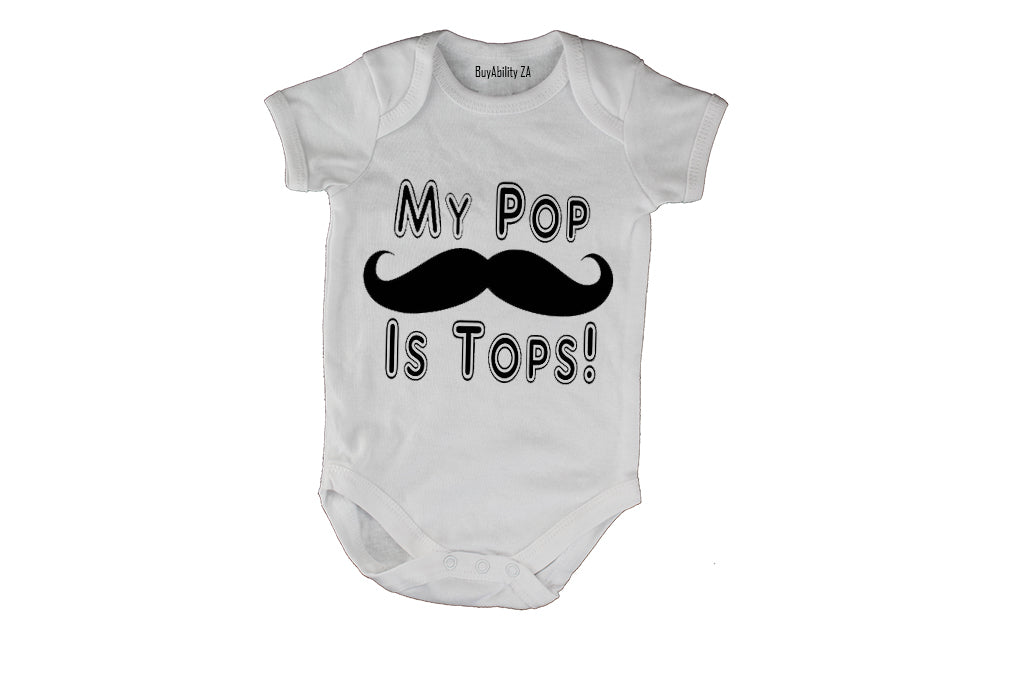 My Pops is Tops - Baby Grow