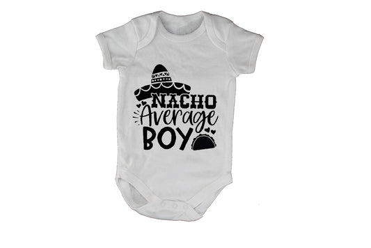 Nacho Average Boy - Baby Grow - BuyAbility South Africa