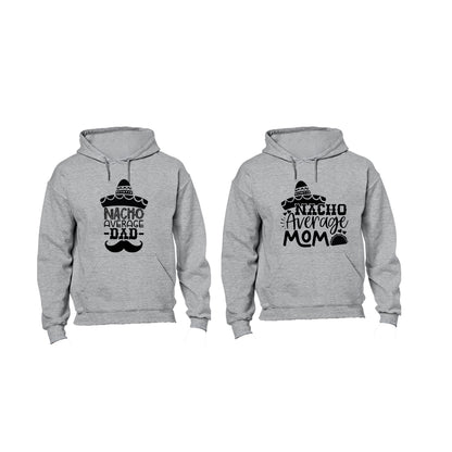 Nacho Average Dad & Mom - Couples Hoodies (1 Set)