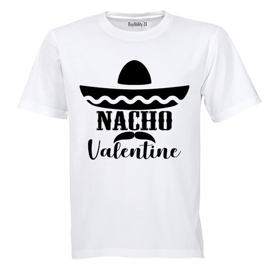 Nacho Valentine - Mustache - Adults - T-Shirt