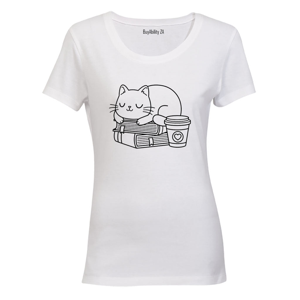Nap Cat - Ladies - T-Shirt - BuyAbility