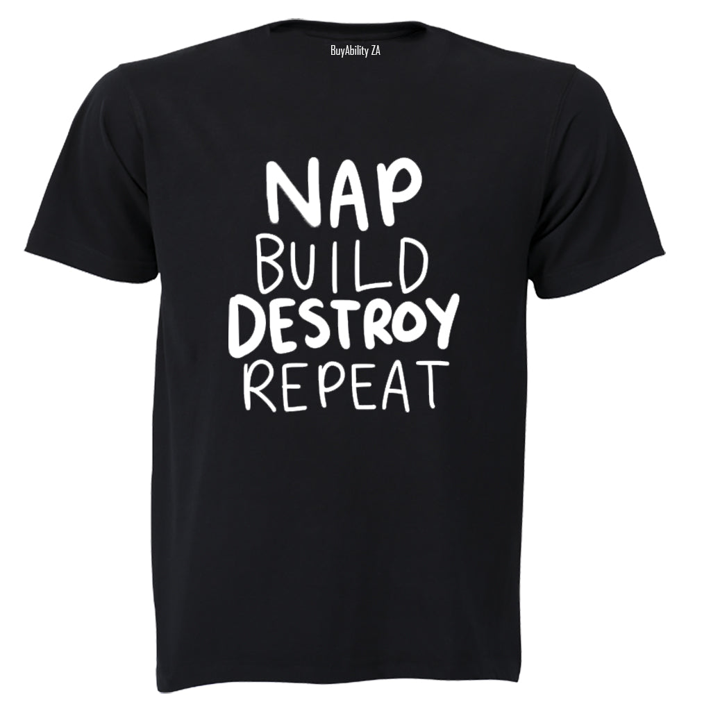 Nap Repeat - Kids T-Shirt - BuyAbility South Africa
