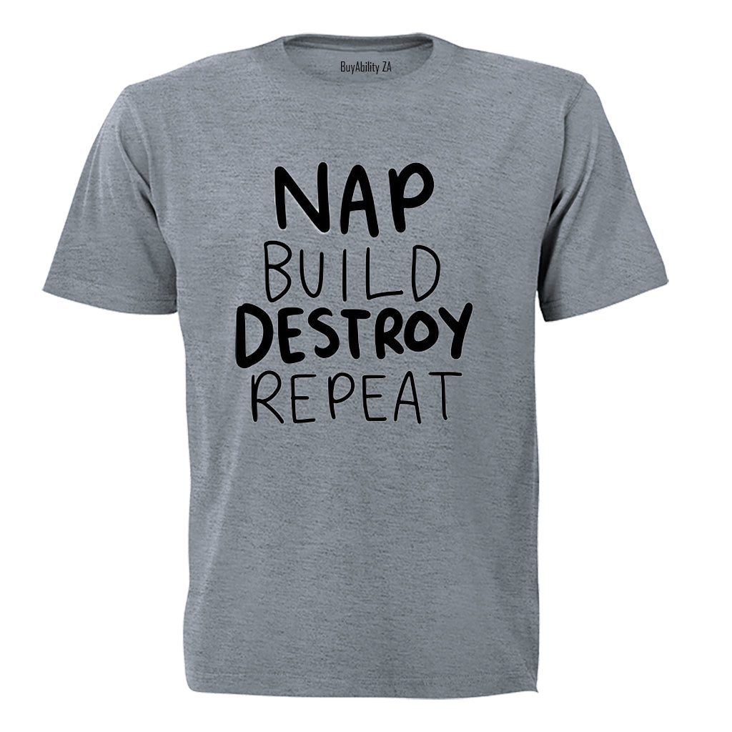 Nap Repeat - Kids T-Shirt - BuyAbility South Africa