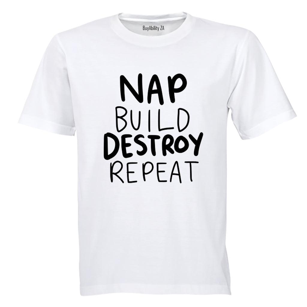 Nap Repeat - Kids T-Shirt - BuyAbility South Africa