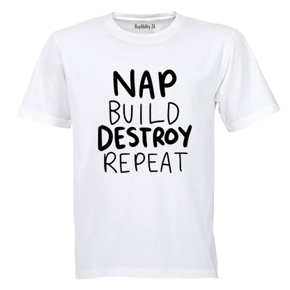 Nap Repeat - Kids T-Shirt - BuyAbility South Africa