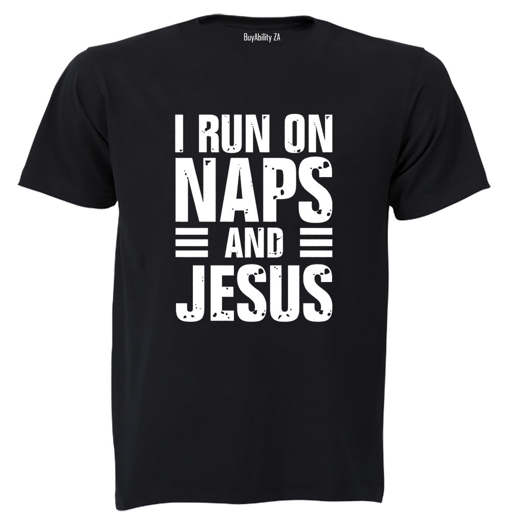 Naps and Jesus - Adults - T-Shirt - BuyAbility South Africa