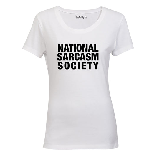 National Sarcasm Society - Ladies - T-Shirt