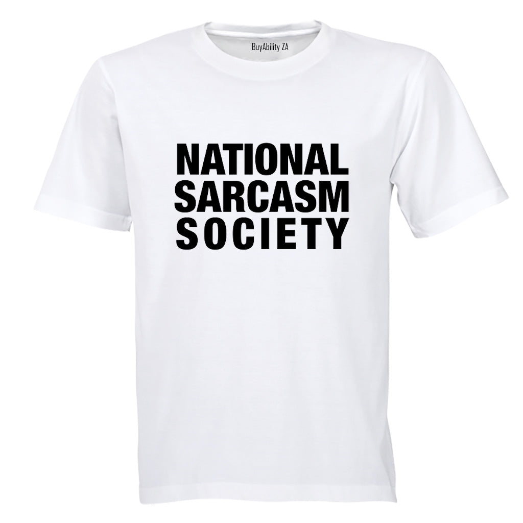 National Sarcasm Society - Adults - T-Shirt