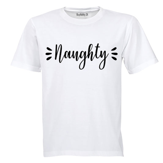 Naughty - Christmas Inspired - Adults - T-Shirt