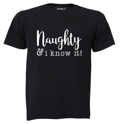 Naughty & I Know It - Christmas - Kids T-Shirt