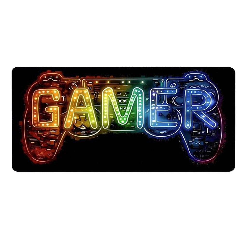 Large Neon Gamer Mouse Pad