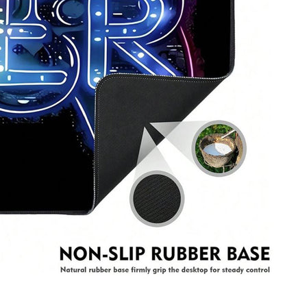 Large Neon Gamer Mouse Pad