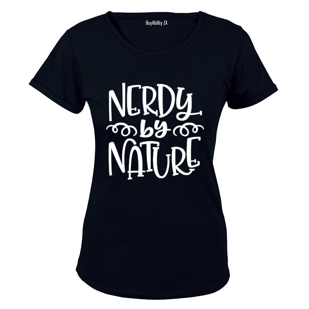 Nerdy By Nature - Ladies - T-Shirt