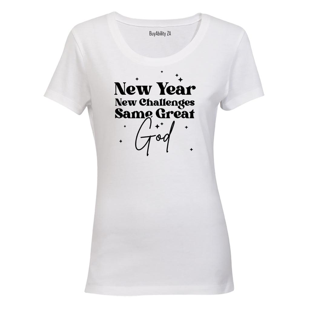 New Year. Same Great God - Ladies - T-Shirt