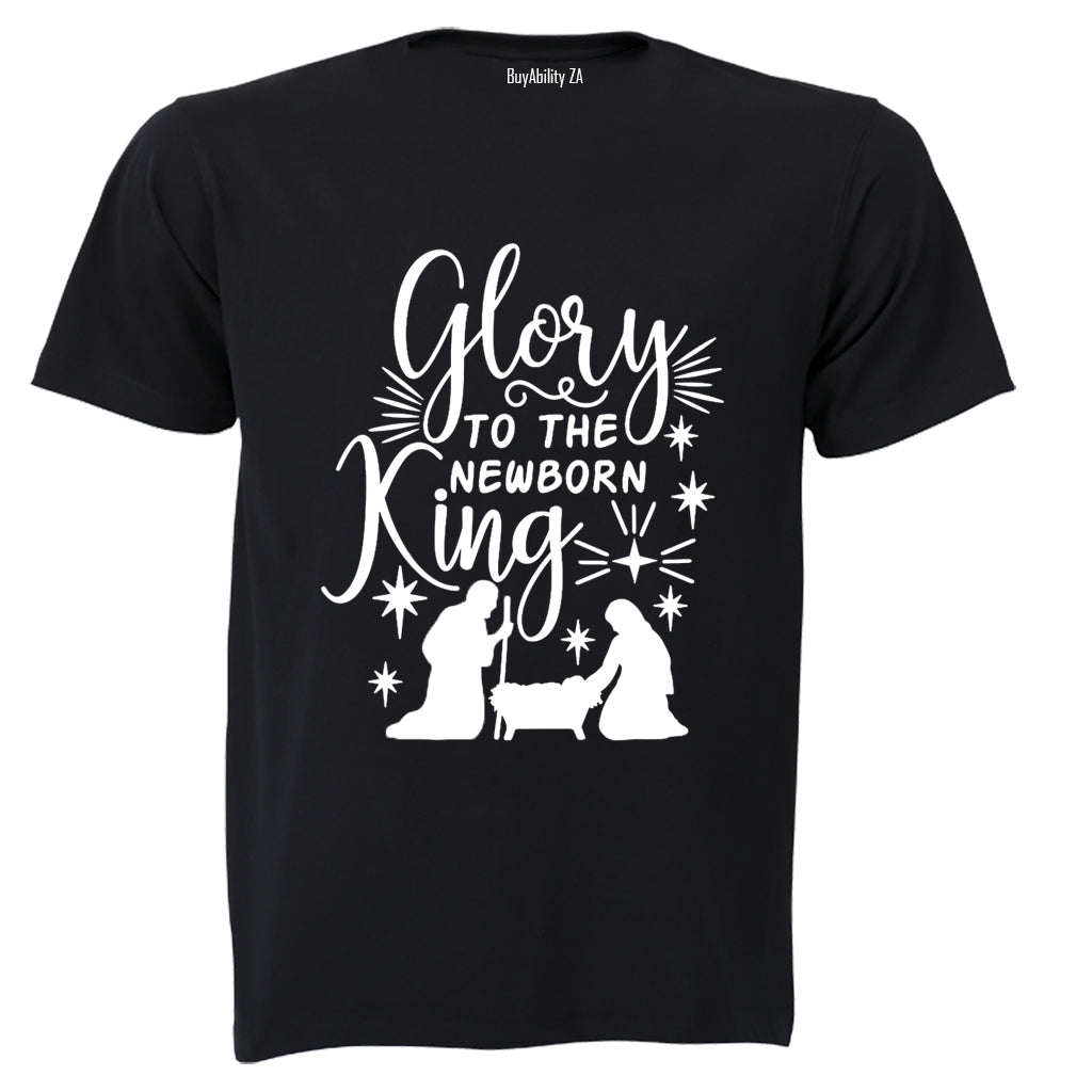 Newborn King - Christmas - Adults - T-Shirt