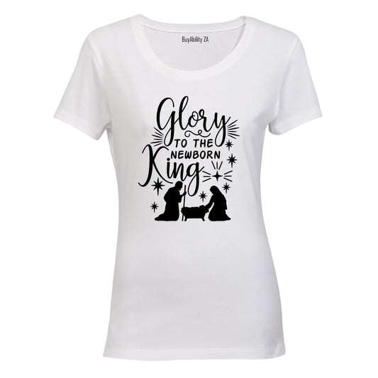 Newborn King - Christmas - Ladies - T-Shirt