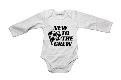 New to the Crew, Race Flag - Baby Grow