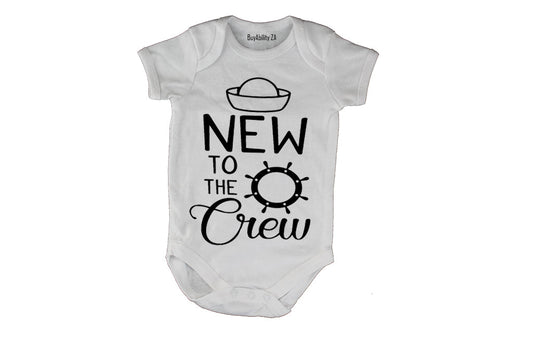 New To The Crew - Nautical - Baby Grow