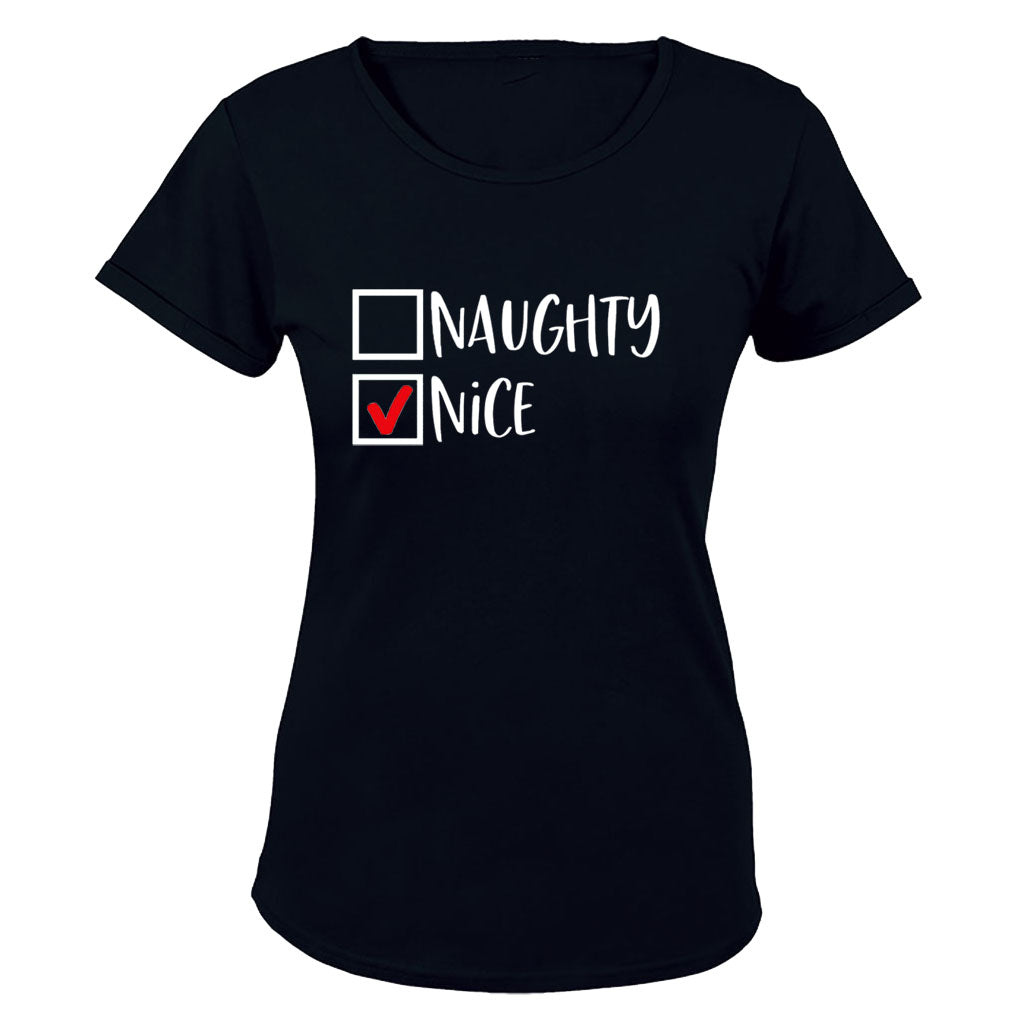 Nice - Christmas - Ladies - T-Shirt - BuyAbility South Africa