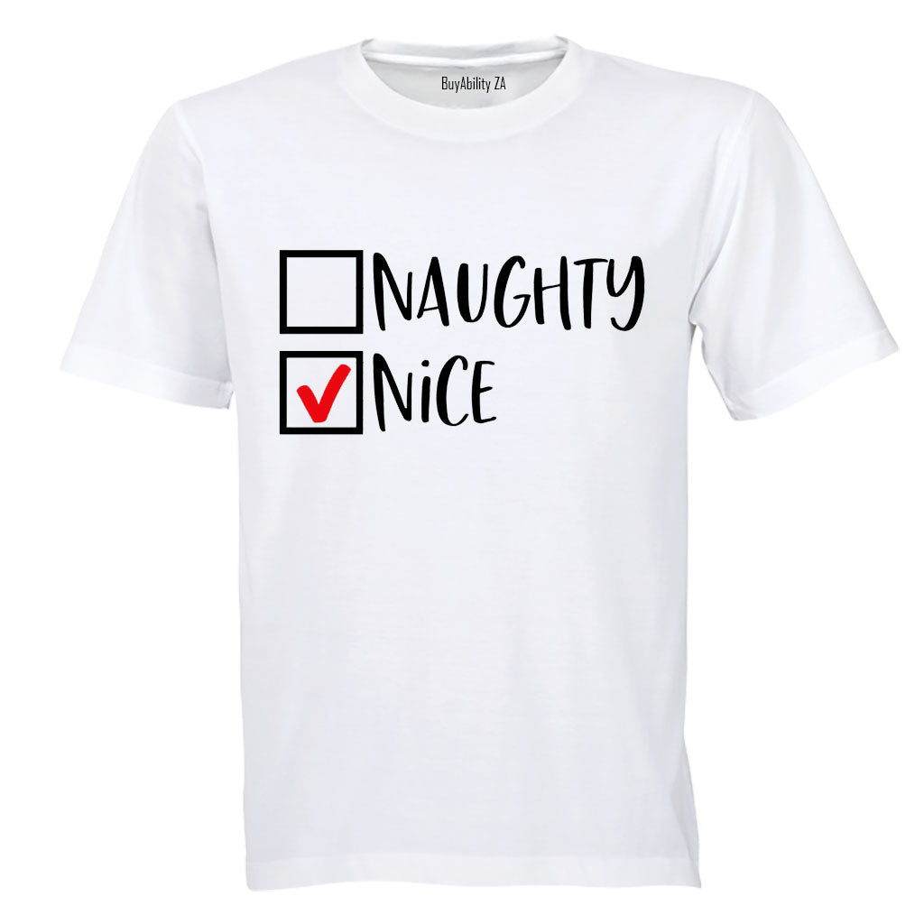 Nice - Christmas - Adults - T-Shirt