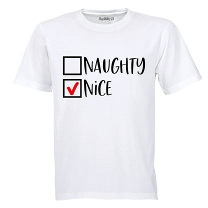 Nice - Christmas - Adults - T-Shirt