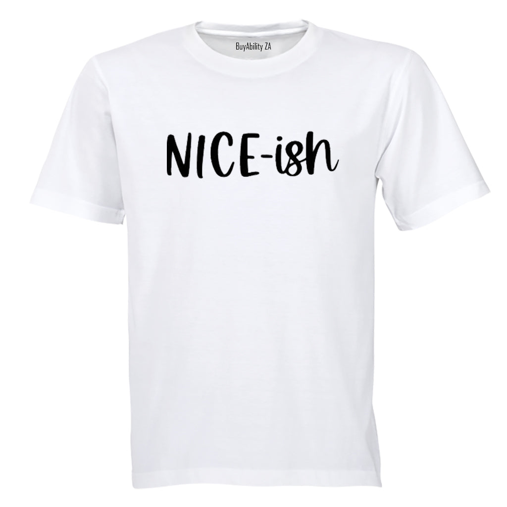 Nice-ish - Christmas - Adults - T-Shirt - BuyAbility South Africa
