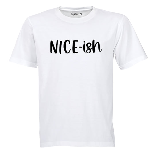Nice-ish - Christmas - Adults - T-Shirt - BuyAbility South Africa