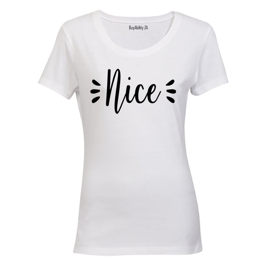 Nice - Christmas Inspired - Ladies - T-Shirt