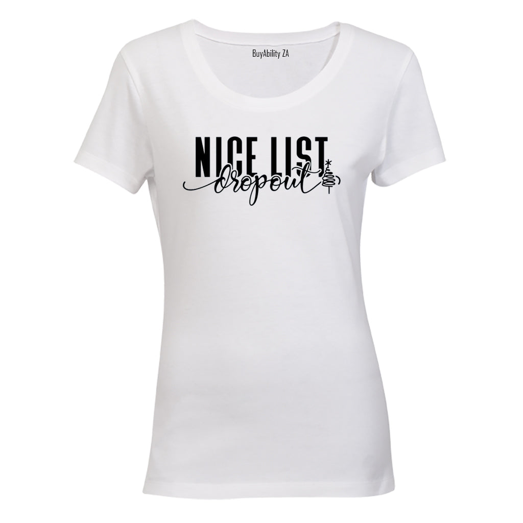 Nice List Dropout - Christmas - Ladies - T-Shirt