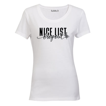 Nice List Dropout - Christmas - Ladies - T-Shirt
