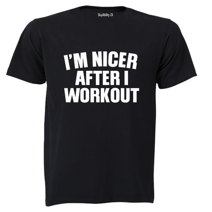 Nicer After I Workout - Adults - T-Shirt