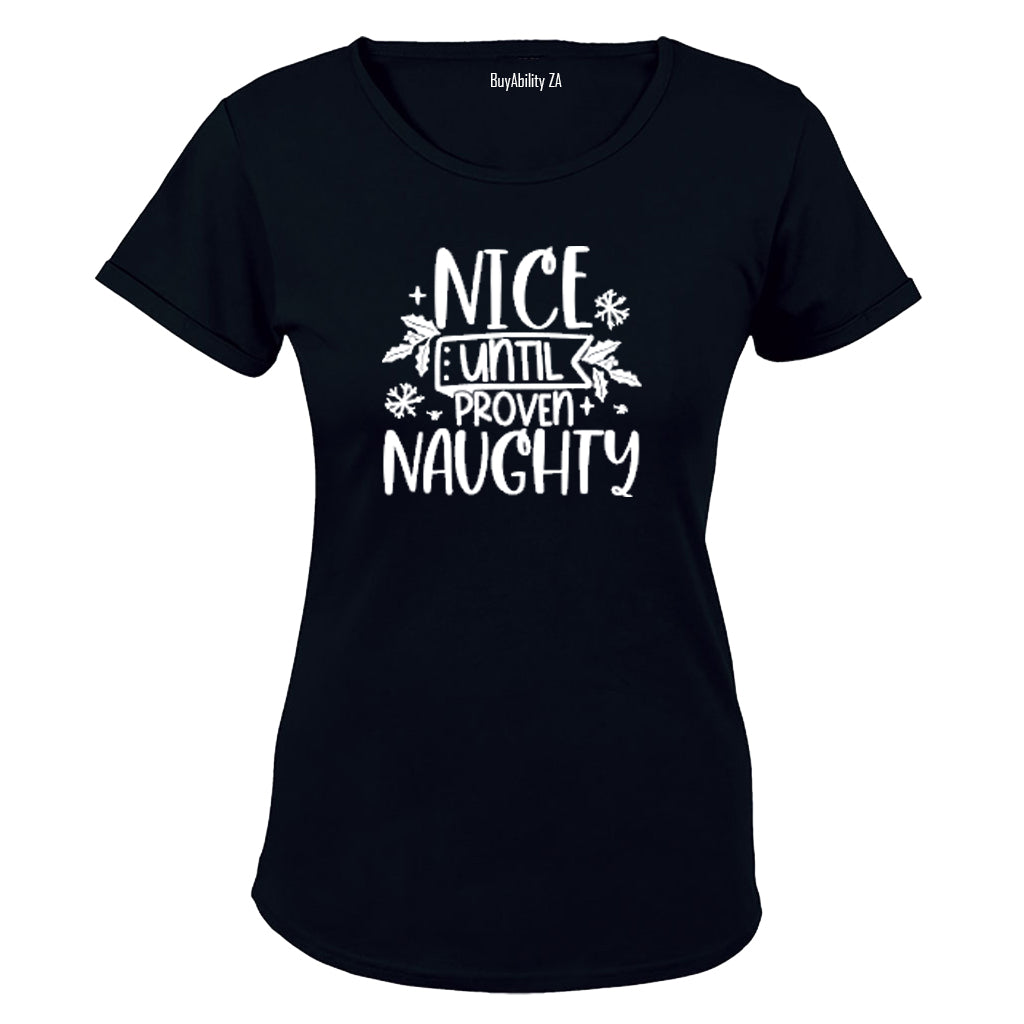 Nice Until - Christmas - Ladies - T-Shirt - BuyAbility South Africa