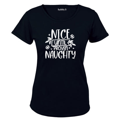 Nice Until - Christmas - Ladies - T-Shirt - BuyAbility South Africa