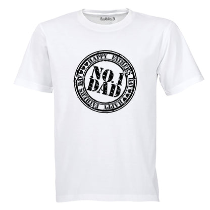 No. 1 Dad - Fathers Day - Adults - T-Shirt