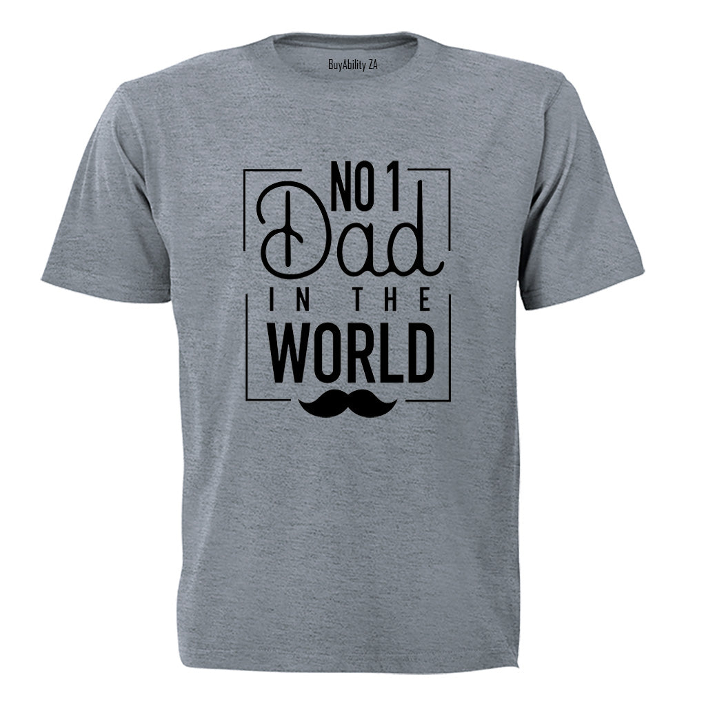 Number 1 Dad in the World - Adults - T-Shirt - BuyAbility South Africa