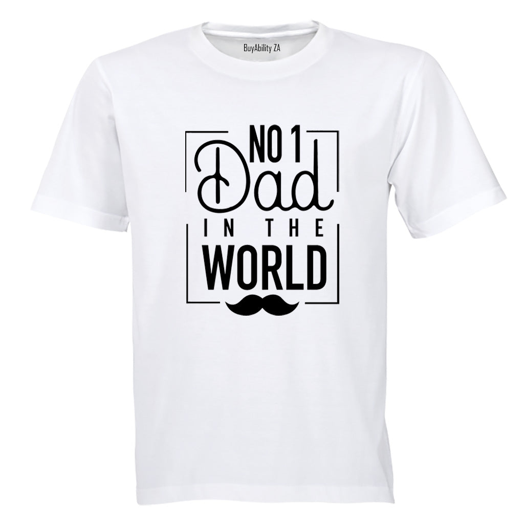 Number 1 Dad in the World - Adults - T-Shirt - BuyAbility South Africa
