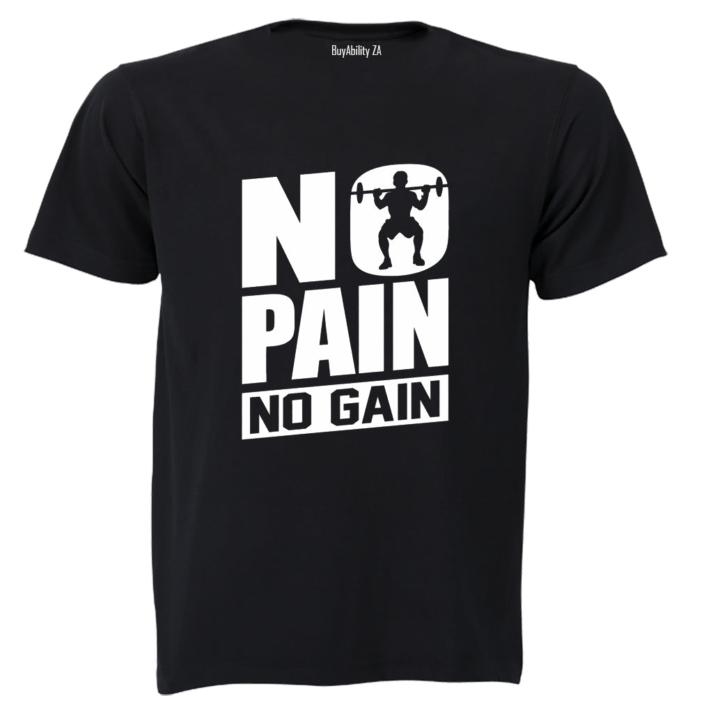 No Pain GYM - Adults - T-Shirt - BuyAbility South Africa