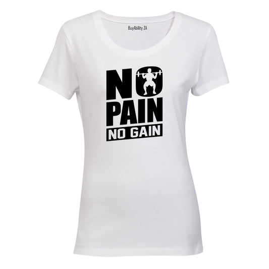 No Pain GYM - Ladies - T-Shirt - BuyAbility South Africa